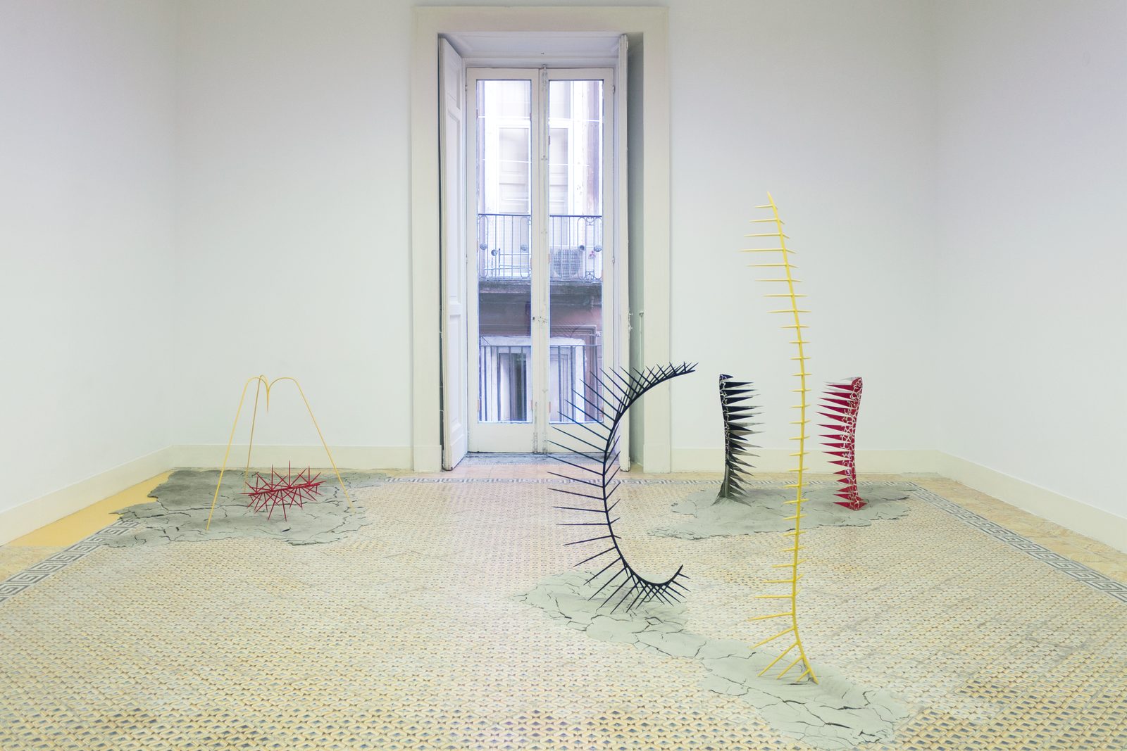 Nature is our gardener. Relazioni simbiotiche, installation view, 2019, Galleria Marrocco, Naples — ph. Sara Davide