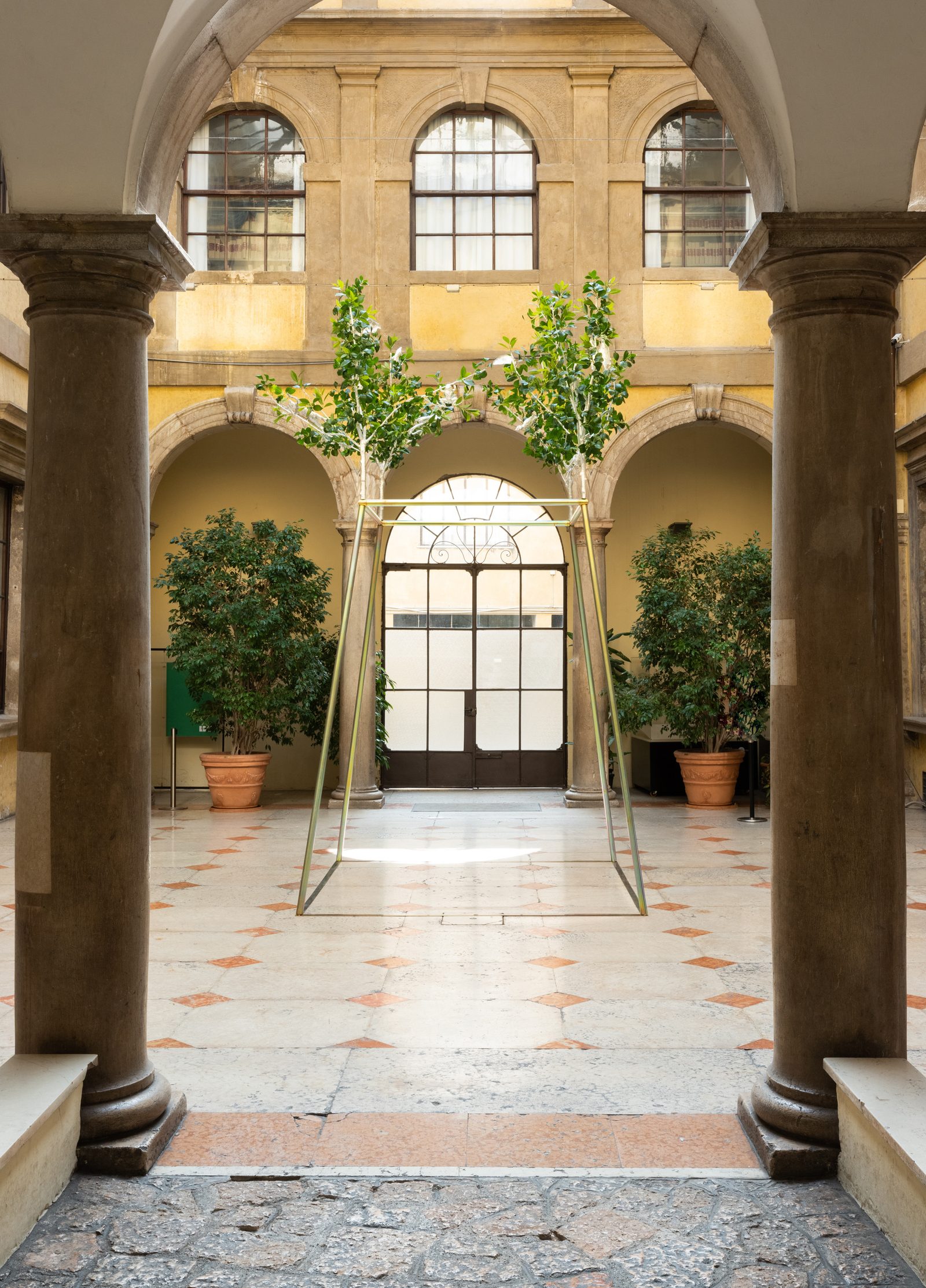 Processi di domesticazione espansa, installation view, aluminium, tropicalized iron, thermoformed PVC, Museo di Storia Naturale di Verona, Verona, 2022 — ph. Davide Galandini