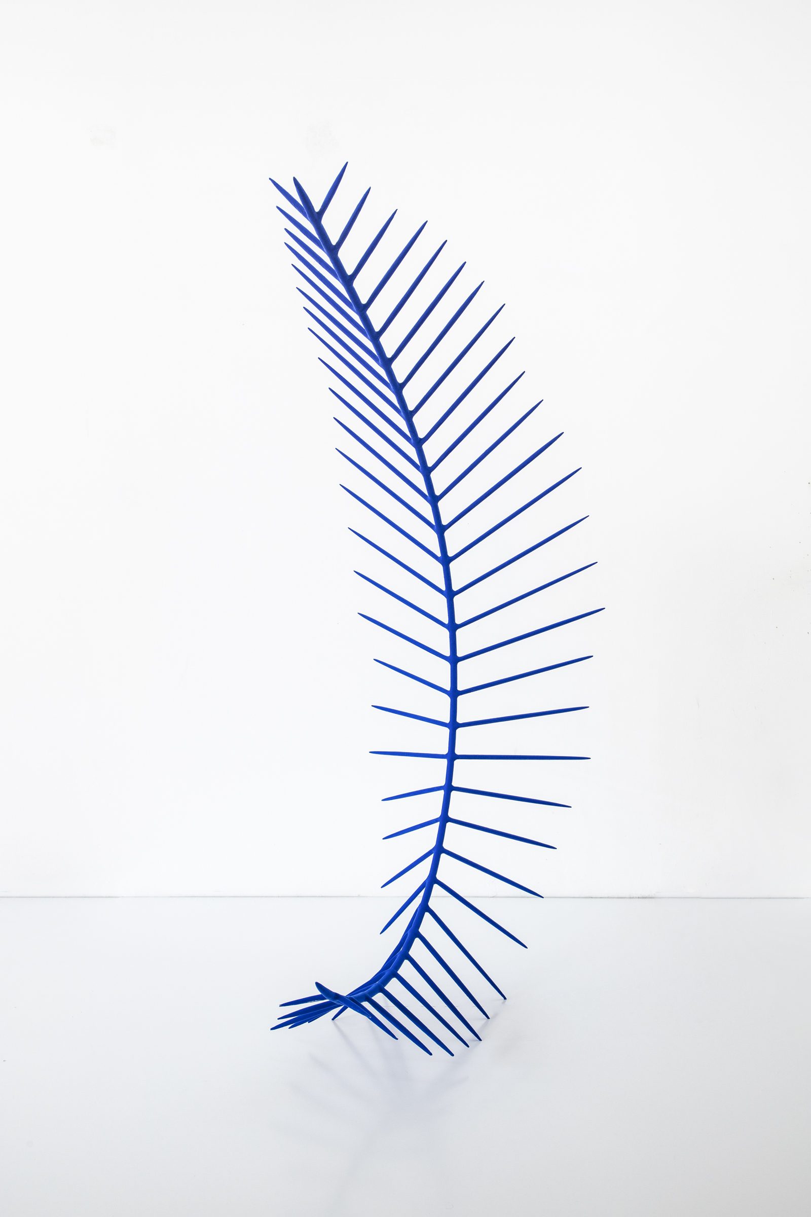 Symbiotic Relationships, installation view, flocked metal with coloured fabric powder, dimensions variable, 2019–2021 — ph. Rui Wu