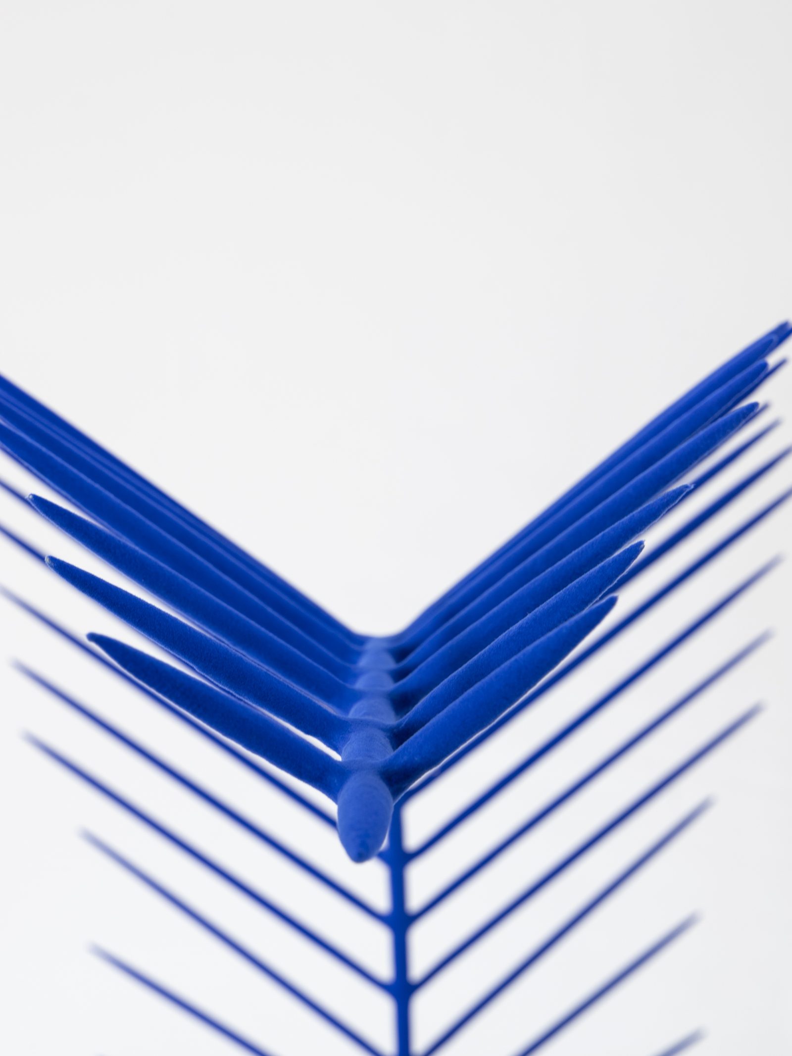 Symbiotic Relationships, detail, flocked metal with coloured fabric powder, dimensions variable, 2019–2021 — ph. Rui Wu